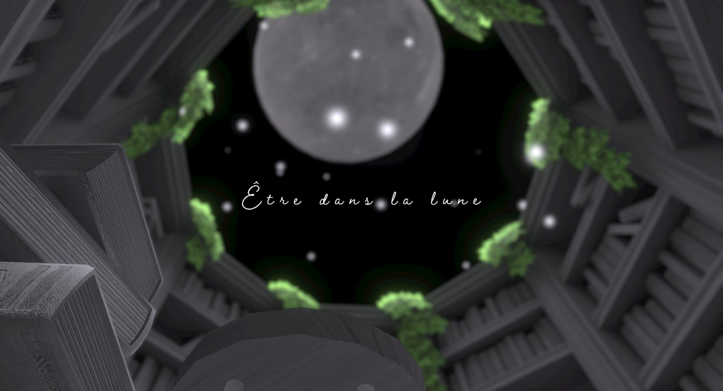 Être dans la lune